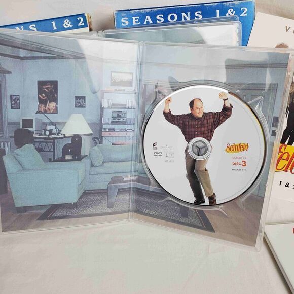 Seinfeld Season 1 & 2 DVD 4-disc Set - Picture 10 of 16